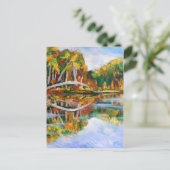 Carte Postale Lac d'automne (Debout devant)