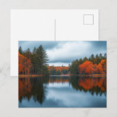 Carte Postale Lac d'Automne (Devant / Derrière)
