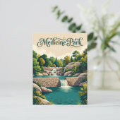 Carte Postale Lac de Bath aux USA (Debout devant)