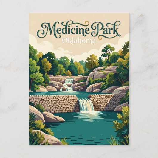 Carte Postale Lac de Bath aux USA (Devant)