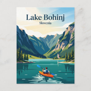 Carte Postale Lac de Bohinj, Slovénie