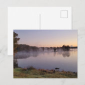 Carte Postale lac de brouillard (Devant / Derrière)