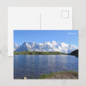 Carte Postale Lac de Cheserys Chamonix (Devant / Derrière)