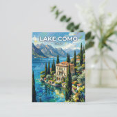 Carte Postale Lac de Côme Italie (Debout devant)
