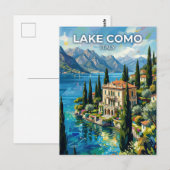 Carte Postale Lac de Côme Italie (Devant / Derrière)