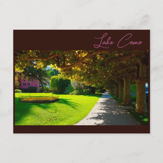 Carte Postale Lac de Côme Italie Bellagio (Devant)