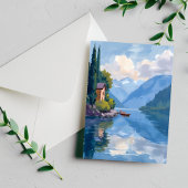 Carte Postale Lac de Côme, Italie Peinture