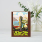 Carte Postale Lac de Côme le plus beau lac d'Italie, (Debout devant)