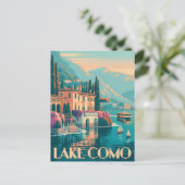 Carte Postale Lac de Côme Vintage (Debout devant)