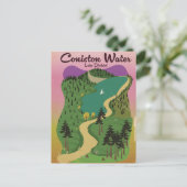 Carte Postale Lac de Coniston District des Lacs (Debout devant)
