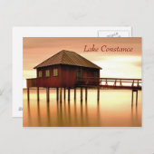 Carte Postale Lac de Constance près de Bregenz dans le Vorarlber (Devant / Derrière)