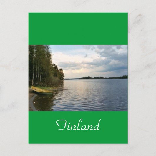 Carte Postale Lac de Finlande (Devant)
