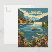Carte Postale Lac de Garde Italie (Devant / Derrière)