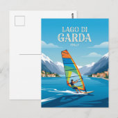 Carte Postale Lac de Garde Italie (Devant / Derrière)