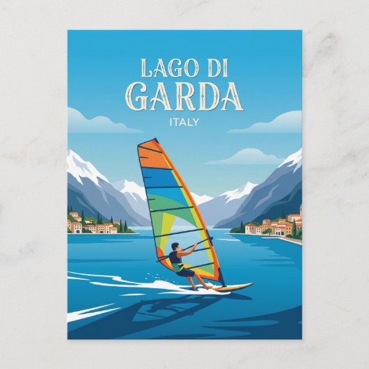Carte Postale Lac de Garde Italie (Devant)
