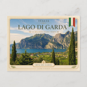 Carte Postale Lac de Garde (Riva del Garda) - Italie