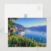 Carte Postale Lac de Genève à Montreux, Vaud, Suisse (Devant / Derrière)