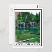 Carte Postale Lac de Hanging, Colorado (Devant / Derrière)