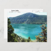 Carte Postale Lac de juin (Devant / Derrière)