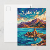 Carte Postale Lac de Van Turquie (Devant / Derrière)