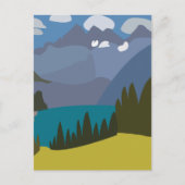 Carte Postale Lac des Alpes suisses (Devant)