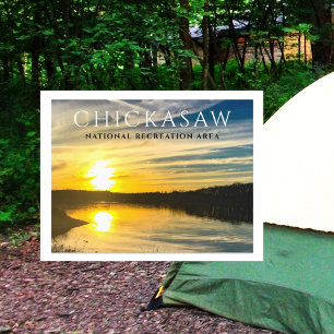 Carte Postale Lac des Arbuckles, Chickasaw National Rec Area