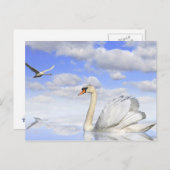 Carte Postale Lac des Cygnes (Devant / Derrière)