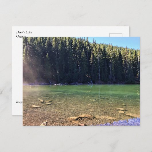 Carte Postale Lac Devil (Devant / Derrière)