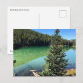 Carte Postale Lac Devil, Oregon (Devant / Derrière)