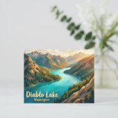 Carte Postale Lac Diablo USA (Debout devant)