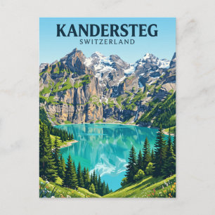 Carte Postale Lac d'Oeschinen Suisse