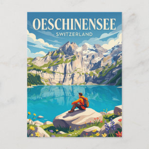 Carte Postale Lac d'Oeschinen Suisse