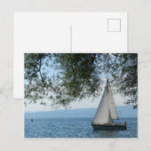 Carte Postale Lac d'Ohrid, Macédoine (Devant / Derrière)