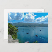 Carte Postale Lac d'Ohrid, Macédoine du Nord (Devant / Derrière)