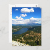 Carte Postale Lac Donner (Devant / Derrière)