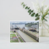 Carte Postale lac du canal panama (Debout devant)