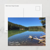Carte Postale Lac du Diable, Oregon (Devant / Derrière)