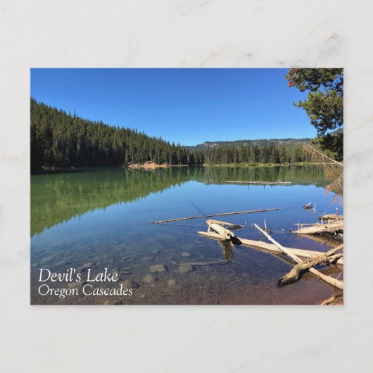 Carte Postale Lac du Diable, Oregon (Devant)