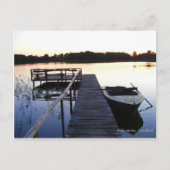 Carte Postale Lac du soir (Devant)