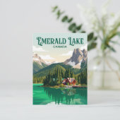 Carte Postale Lac Emerald Canada (Debout devant)