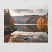 Carte Postale Lac en automne (Devant)