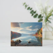 Carte Postale Lac en automne (Debout devant)