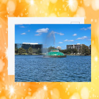 Lac Eola Fontaine Orlando Floride Photo