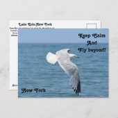 Carte Postale Lac Érié (Devant / Derrière)