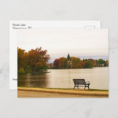 Carte Postale Lac Fowler en automne, WI (Devant / Derrière)