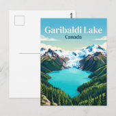 Carte Postale Lac Garibaldi Canada (Devant / Derrière)