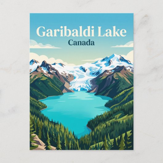Carte Postale Lac Garibaldi Canada (Devant)