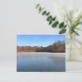Carte Postale lac gelé comme des étoiles (Debout devant)
