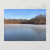 Carte Postale lac gelé comme des étoiles (Devant)