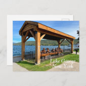 Carte Postale Lac George New York (Devant / Derrière)